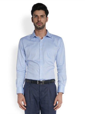

Raymond Men's Solid Formal Blue Shirt