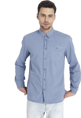 

Jack & Jones Men' Solid Casual Blue Shirt, Infinity