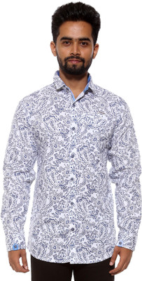 

Fifty Two Men's Printed Casual Blue Shirt, R blu.