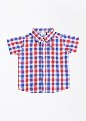 

FS Mini Klub Women Checkered Casual Blue, Red Shirt