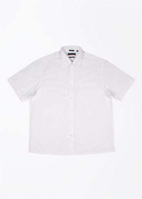 

John Players Men's Solid Formal White Shirt, Bright white