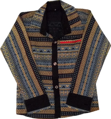 

Fashionitz Baby Boys Printed Casual Multicolor Shirt, Blue