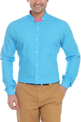 

Park Avenue Men's Solid Formal Shirt, Blue