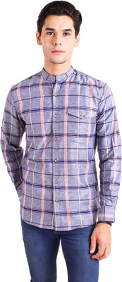 

Chokore Men Checkered Casual Grey Shirt
