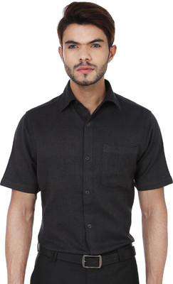 

Reevolution Men's Woven Casual Grey, Black Shirt