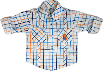 30% OFF on Kooka Baby Boys Checkered Casual White Shirt 30% OFF on Kooka Baby Boys Checkered Casual White Shirt