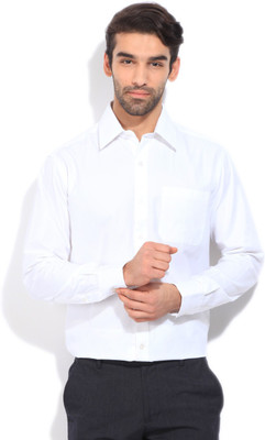 

John Players Men's Self Design Formal White Shirt, 1a1