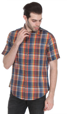 

Reevolution Men's Checkered Casual Multicolor Shirt