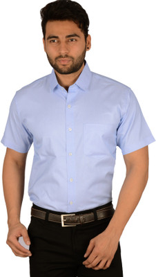

Studio Nexx Men's Solid Formal Blue Shirt