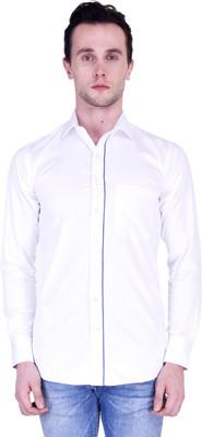 Protext Men Solid Formal White Shirt Protext Men Solid Formal White Shirt