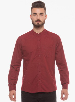 

FabTag - Being Fab Men's Solid Formal Maroon Shirt