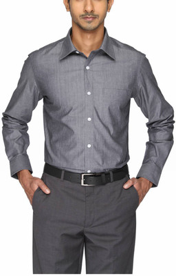

Park Avenue Men's Solid Formal Auto Fit Collar Shirt, Grey