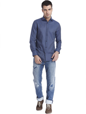 

Jack & Jones Men' Solid Casual Blue Shirt, Navy blazer