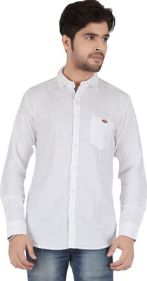 

Appollo Men's Solid Casual White Shirt