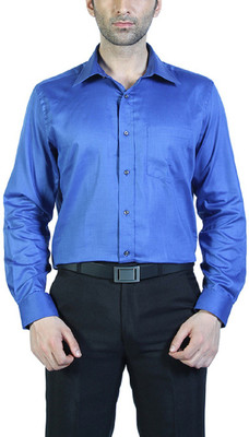 

Park Avenue Men's Solid Formal Dark Blue Shirt