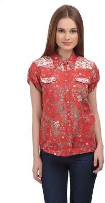 SHOPPERTREE Women Printed Casual Multicolor Shirt