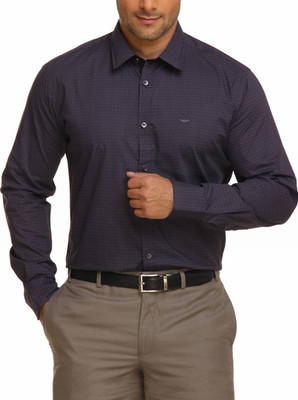 

Park Avenue Men's Printed Casual Collar Shirt, Purple