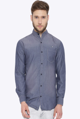 

Fifty Two Men's Solid Casual Grey Shirt