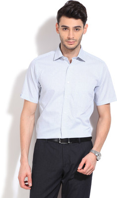 

Van Heusen Men's Checkered Formal White, Blue Shirt