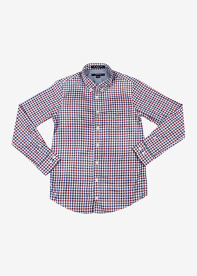 

Gant Boys Checkered Casual White, Blue, Red Shirt, Flare