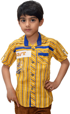

Crux & Hunter Boy's Graphic Print Casual Multicolor Shirt