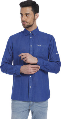 

Jack & Jones Men's Solid Casual Blue Shirt, Navy blue