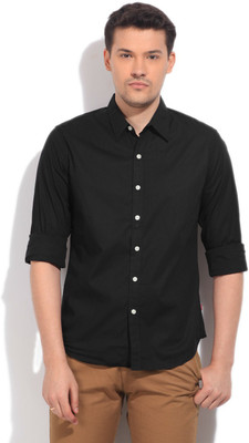

Levi's Men's Solid Casual Black Shirt, Blacks