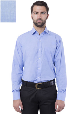 

Tag & Trend Men's Solid Formal Blue Shirt, Dodger blue