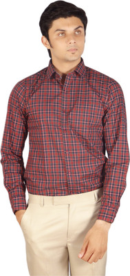 

Kriss Men's Checkered Casual Red Shirt