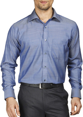 

Raymond Men's Solid Formal Blue Shirt