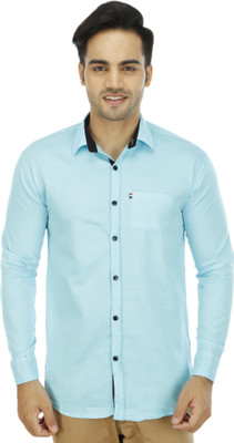 Blue Ocean Men Solid Casual Light Blue Shirt Blue Ocean Men Solid Casual Light Blue Shirt