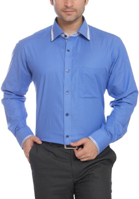 

Raymond Men's Solid Formal Shirt, Blue