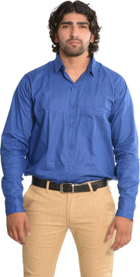 Mc-john Men Solid Casual Yellow Shirt Mc-john Men Solid Casual Yellow Shirt