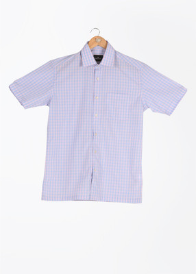 

Blackberrys Men's Checkered Formal Blue, Pink Shirt, Quartz pink