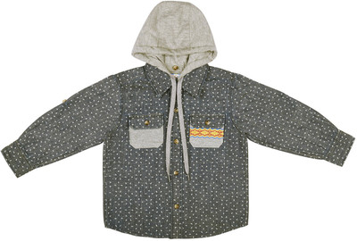 

Wow Mom Boys Printed Casual Dark Blue Shirt, Indigo