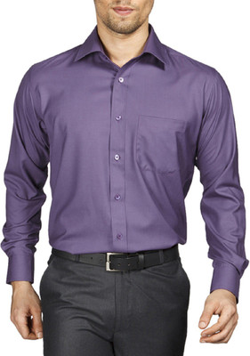 

Raymond Men's Solid Formal Purple Shirt