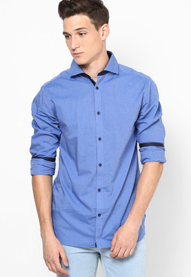 

Jack & Jones Men's Solid Casual Blue Shirt, Navy blazer