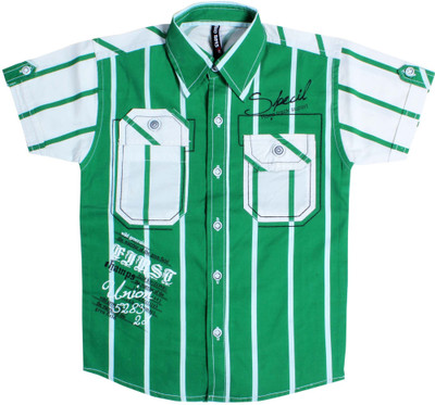 

Bad Boys Boy's Striped Casual Multicolor Shirt