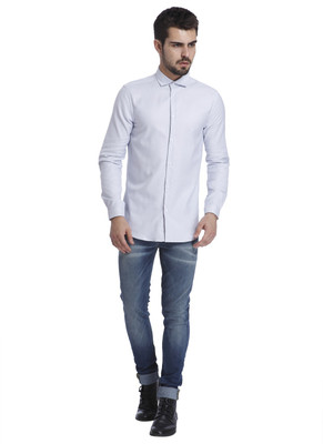 

Jack & Jones Men's Solid Casual White Shirt
