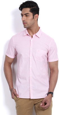 

United Colors of Benetton. Men's Printed Casual Pink Shirt, 903