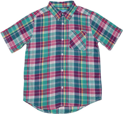 

The Children's Place Boys Checkered Casual Multicolor Shirt, 1108