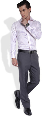 

Park Avenue Men's Solid Formal Red Shirt