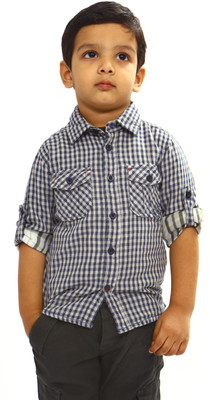 70% OFF on Bio Kid Boys Checkered Casual Grey, White Shirt 70% OFF on Bio Kid Boys Checkered Casual Grey, White Shirt