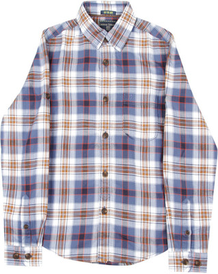 

Indian Terrain Boys Casual Multicolor Shirt, Gasoline