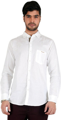 

Appollo Men's Solid Casual White Shirt