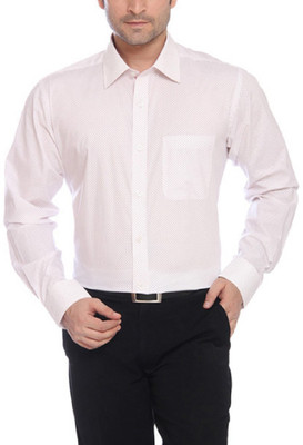 

Raymond Men's Printed Formal Shirt, Red