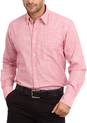 

ColorPlus Men's Woven Casual Red Shirt