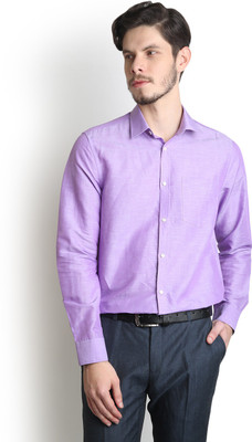 

Blackberrys Men's Solid Formal Purple Shirt, Radiant purple