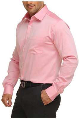 

Park Avenue Men's Solid Casual Red Shirt