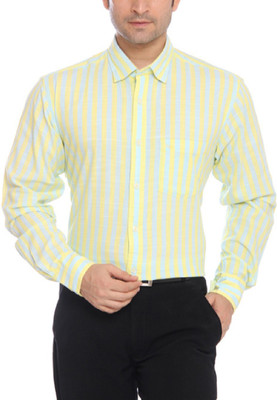 

ColorPlus Men' Solid Formal Blue Shirt